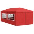 vidaXL Párty stan 600 x 300 x 255 cm Červená PE a oceľ