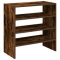 vidaXL Stojany na topánky 2 ks stohovateľné tmavý dub 60x30x30,5 cm