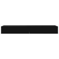 vidaXL TV skrinky s LED svetlami 2 ks čierne 60x35x15,5 cm