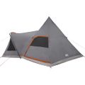 vidaXL Teepee stan pre 5 osôb 5 osoba Šedá a oranžová