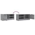vidaXL TV skrinky 2 ks sivý dub sonoma 80x35x36,5 cm spracované drevo