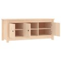 vidaXL Skrinka na topánky 110x38x45,5 cm masívna borovica