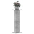 vidaXL Stojany na rastliny 2 ks betónovosivé 30x30x95 cm kompoz. drevo