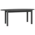 vidaXL Konferenčný stolík sivý 110x55x45 cm borovicový masív
