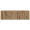 VidaXL 8 dielna súprava nástennej TV skrinky Artisan Oak