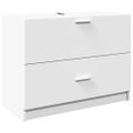 vidaXL Skrinka pod umývadlo biela 78x37x59 cm kompozitné drevo