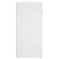vidaXL Komoda biela 80x33x70 cm spracované drevo