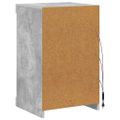 vidaXL Komoda s LED svetlami betónovo sivá 41x37x67 cm