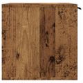 vidaXL Uzavretý box na stelivo staré drevo 80x50x45cm kompozitné drevo