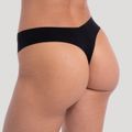 Bezšvové nohavičky Comfy 3Pack Black - GymBeam, veľkosť M