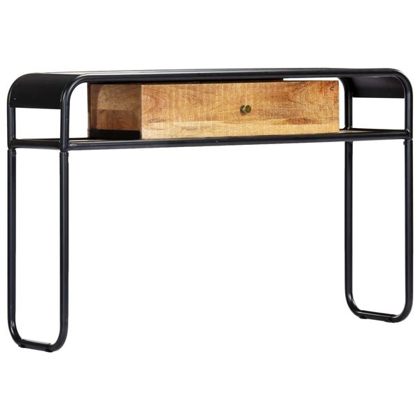 vidaXL Prístavný stolík 118x30x75 cm masívne mangovníkové drevo