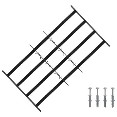 vidaXL Bezpečnostné mreže na okná so 4 priečnymi tyčami 3 pcs