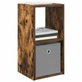 vidaXL Nočný stolík Dymová dub 30,5 x 27 x 59,5 cm Kompozitné drevo