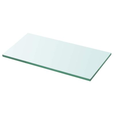 vidaXL Poličkový panel z priehľadného skla, 30x12 cm