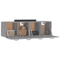 vidaXL Nástenné skrinky 2 ks sivé sonoma 80x35x36,5cm spracované drevo