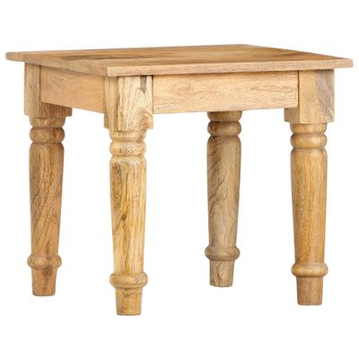 vidaXL Príručný stolík 43x43x40 cm masívne mangové drevo
