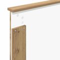 vidaXL Rám postele Remeselný dub 90 x 200 cm Kompozitné drevo