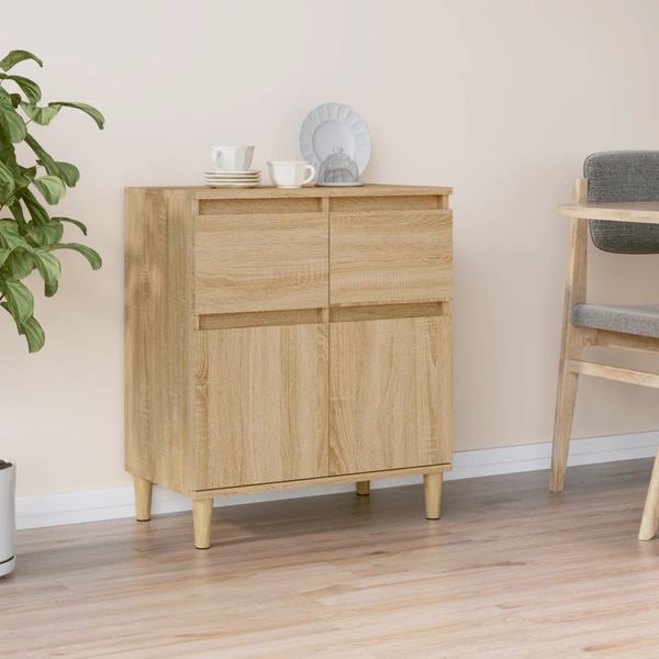 vidaXL Komoda dub sonoma 60x35x70 cm spracované drevo