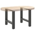 vidaXL Nohy ku konferenčnému stolíku, antracitové, 2 ks, 60 x (42-43) cm, oceľové
