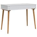 vidaxl Toaletný stolík FAUSKE Biela 100 x 50 x 78 cm
