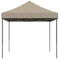 vidaXL Párty stan 279 x 410 x 315 cm Sivohnedá Oxfordská látka