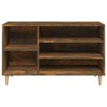 vidaXL Botník dymový dub 102x36x60 cm spracované drevo