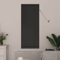 vidaXL Žalúzia Strieborná šedá 150 x 60 cm 25 mm PVC