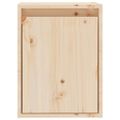 vidaXL Nástenné skrinky 2 ks 30x30x35 cm masívna borovica