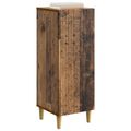 vidaXL Servírovacia skriňa Staré drevo 33 x 34,5 x 90 cm