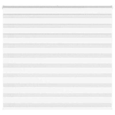 vidaXL Zebra roleta biela 155x100 cm šírka látky 150,9cm polyester
