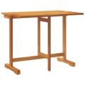 vidaXL Skladací balkónový stôl 90x60x72 cm akáciový masív