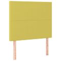vidaXL Čelo postele zelené 100x5x118/128 cm látkové
