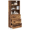 vidaXL Highboard 2 ks Staré drevo 69,5 x 34 x 180 cm
