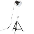 vidaXL Podlahová lampa 25 W čierna 35x35x65/95 cm E27