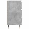 vidaXL Nočné stolíky 2 ks betónovo sivé 40x35x69 cm kompozitné drevo