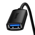 Predlžovací kábel Baseus USB 3.0 samec - samica, séria AirJoy, 2 m (čierny)