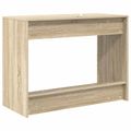 vidaXL Postelový stôl Dub sonoma Kompozitné drevo 100 x 45 x 75 cm