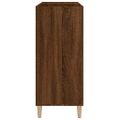 vidaXL Skrinka na platne hnedý dub 84,5x38x89 cm kompozitné drevo