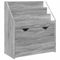 vidaXL Detský regál Sivý Sonoma 60 x 29,5 x 69 cm Kompozitné drevo