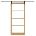 vidaXL Posuvné dvere ORKDAL 93 x 211 cm Prírodná