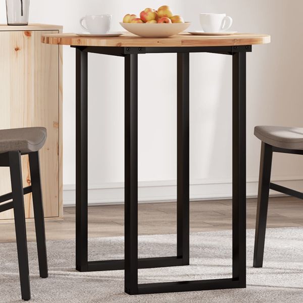 vidaXL Stolová doska okrúhla Ø70x2 cm masívne akáciové drevo