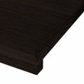 vidaXL Schodiskové stupne 12 ks hnedočierná 100x25x2 cm dubový masív