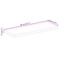 vidaXL Stolová doska 80x20x2,5 cm živý okraj masívny mangovník