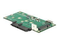 Radič úložiska - mSATA, M.2 - M.2 Card / SATA 6Gb/s / mSATA - USB 3.1 (Gen 2)