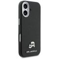 Puzdro Karl Lagerfeld pre iPhone 17 6,3" HC MAGSAFE PU FW W/ K&C HEAD PIN BLACK