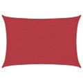 vidaXL Tieniaca plachta 160 g/m² červená 2,5x4 m HDPE