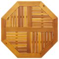 vidaXL Stolová doska 80x80x2,2 cm osemuholník masívna akácia