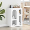 vidaXL Servírovacia skriňa ELST Biela 59 x 35 x 80.5 cm