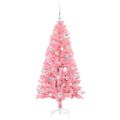 vidaXL Vianočný stromček Ružová 150 cm PVC