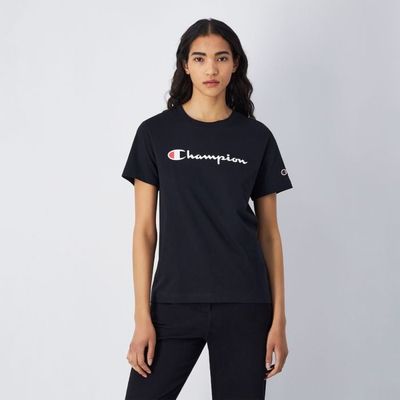 Dámske tričko Big Logo Jersey Black - Champion